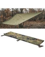 BW Mehrzweckplane Spezialkräfte Tarp mit IRR Beschichtung flecktarn