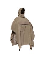 HAZARD 4 PONCHO VILLA - Soft-Shell Poncho in Coyote Tan für Survival