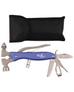 Werkzeugset Worker blau Metall - 11-Teiliges Multitool-Set