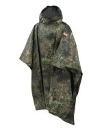 Original BW Poncho Original nach TL Flecktarn - Hochentwickelter, funktionaler Regenponcho